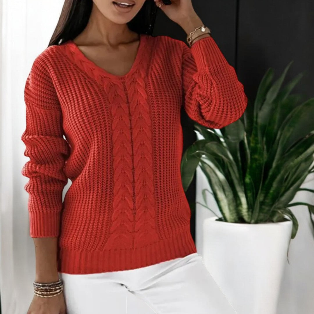 Mia™ - Elegant Knit Sweater