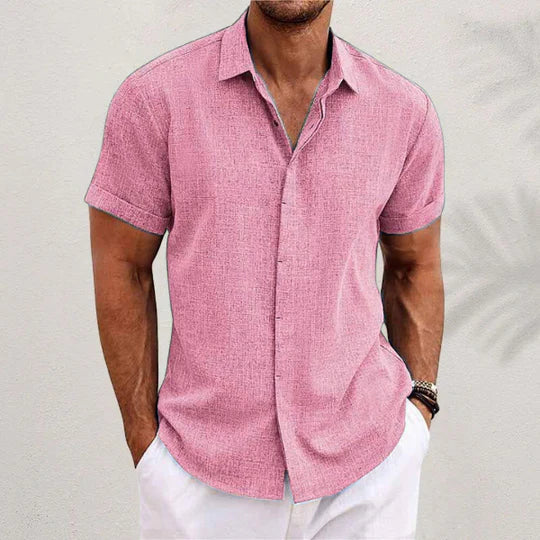 Givalli - Men's Button-up Linen Shirt