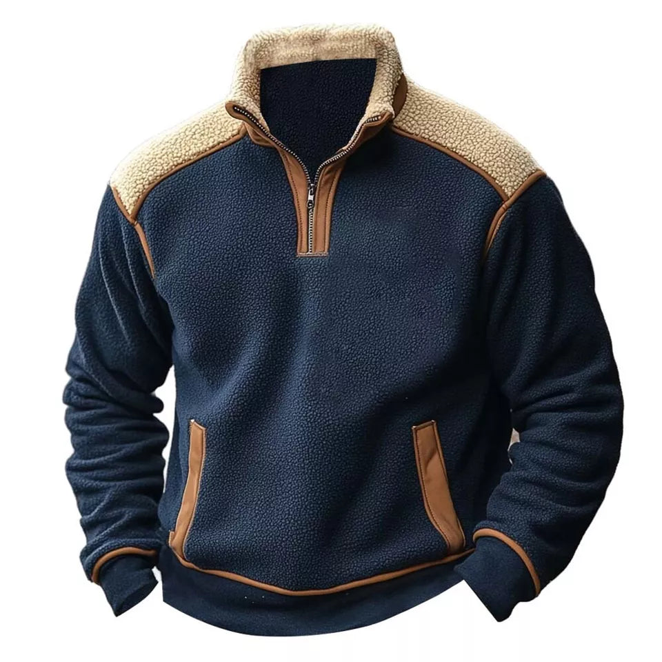 Ethan™ - Retro Quartz Zipper Pullover